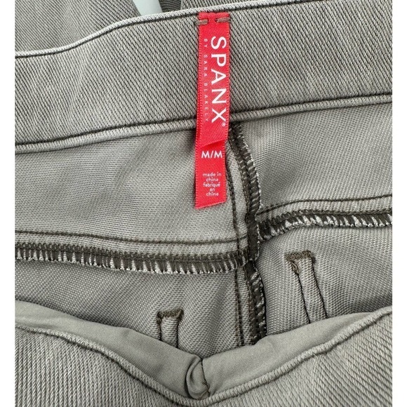 SPANX Jean-ish Ankle pull on Leggings size M Earthy Taupe - Picture 8 of 9